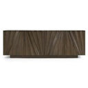 Byer - Modern Glass + Grey Ash Dining Table