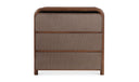 Rye 3 Drawer Nightstand Warm Brown