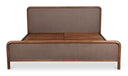 Rye King Bed Warm Brown