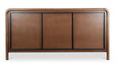 Rye King Bed Warm Brown
