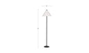 Corrina Floor Lamp White
