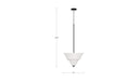 Corrina Pendant Lamp Small White