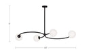 Cedric Pendant Lamp White