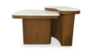 Abi Nesting Coffee Table Beige Cosmos Marble