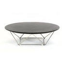 Brewer - Modern Walnut Glass & Stainless Steel Bookshelf
