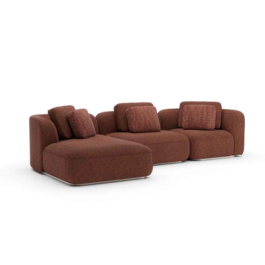 Sasso Left Chaise Sec Large - Saffron