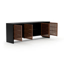 Pinstripe Dark Sideboard