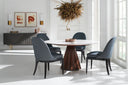 Natural Choice Side Dining Chair - Dark Chocolate, Fabric 21018-35CC-P by Caracole, view 8