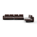 Overlap L Bumper Sectional Dk Taupe