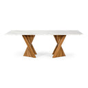 Cadence - Modern Walnut & Marble Dining Table