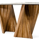 Cadence - Modern Walnut & Marble Dining Table