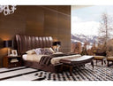 Temptation Caesar Italian Classical Design Leather Platform King Bed