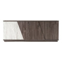 Cairo - Modern Grey Elm and White/Grey Marble Pattern Buffet