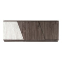 Cairo - Modern Grey Elm and White/Grey Marble Pattern Buffet