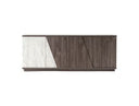 Cairo - Modern Grey Elm and White/Grey Marble Pattern Buffet