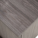 Cairo - Modern Grey Elm and White/Grey Marble Pattern Buffet