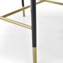 Calderon - Modern Blue & Beige Vegan Leather Counter Chair