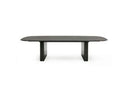 Amsterdam - Modern Grey Volcano & Eucalyptus Oak Dining Table