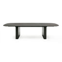 Calhoun - Modern Smoked Oak Extendable Dining Table