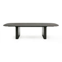 Calhoun - Modern Smoked Oak Extendable Dining Table