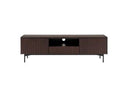 Gabrielle - Contemporary Acacia & Gold TV Stand