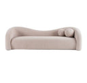 Calico - Contemporary Tan Fabric 3-Seat Sofa