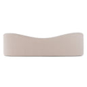 Calico - Contemporary Beige Pebble Fabric 3-Seat Sofa