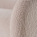 Calico - Contemporary Beige Pebble Fabric 4-Seat Sofa
