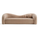 Calico - Contemporary Tan Fabric 3-Seat Sofa