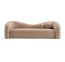 Calico - Contemporary Tan Fabric 3-Seat Sofa