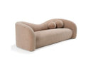 Calico - Contemporary Tan Fabric 4-Seat Sofa
