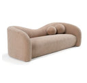 Calico - Contemporary Tan Fabric 3-Seat Sofa