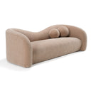 Calico - Contemporary Tan Fabric 4-Seat Sofa