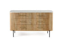 Cambridge White Marble & Mango Dresser