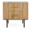 Byrne - Modern Beige Fabric Bed