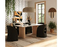 Cambridge White Marble & Mango Rectangular Dining Table