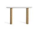 Cambridge White Marble & Mango Console Table