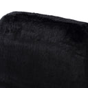 Candace - Modern Black Faux Fur Dining Chair (Set of 2)