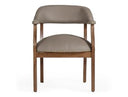 Vince - Glam Grey Velvet Dining Chair Set of 2