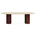 Travertine Capsule Dining Table