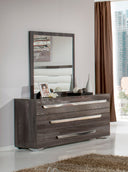 Capulet Italian Modern Grey Mirror