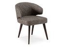 Carlton Modern Grey Fabric Dining Chair