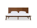 Kamela -Modern Walnut Bed