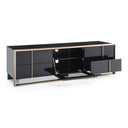 Cartier Modern Black & Rosegold TV Stand