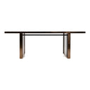 Cartier Modern Black & Rosegold Dining Table