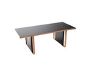 Cartier Modern Black & Rosegold Dining Table Set