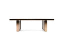 Clarion - Modern White & Clear Glass Coffee Table