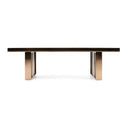 Cartier Modern Black & Rosegold Dining Table Set