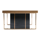 Cartier Modern Black & Rosegold Coffee Table