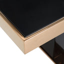 Cartier Modern Black & Rosegold Coffee Table